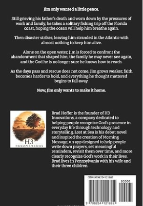 Back cover of Lost at Sea by Brad Hoffer